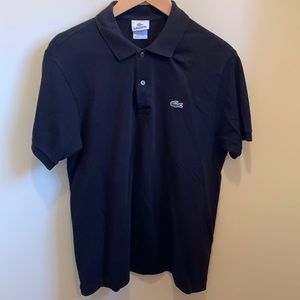 COPY - Lacoste Men’s Polo Black Size 4 Short Sleeve Shirt